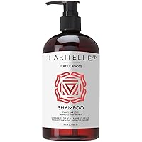 Organic Anti-Thinning Shampoo | Fortifying, Strengthening & Rejuvenating | Prevents Hair Loss and Shedding, Promotes New Hair Growth | Ayurvedic Herbs, Lavender, Ginger, Rosemary