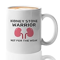 Kidney Stone Survivor Coffee Mug 11oz White -Kidney Stone Warrior - Kidney Stone Survivor Kidney Donor Gifts Recovery Gift Get Well Soon Gifts