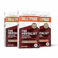 Bulletproof The Mentalist Medium-Dark Roast Ground Coffee, 12 Ounces (Pack of 3), 100% Arabica Coffee Sourced from Central and South America, Clean Coffee, Rainforest Alliance Certified