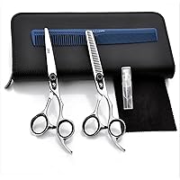 Hair Cutting Scissors Set, Professional Hair Cutting Scissors, Stainless Steel Hair Cutting Shears, for Men Women Home Salon Barber, 6.0 Inch Stainless