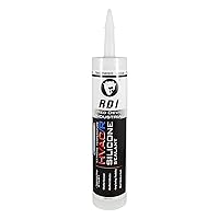 Red Devil 0897 Extreme Temperature HVAC/R Silicone Sealant, Long-Lasting Weather-Resistant Adhesive, 280 ml, Clear, 1-Pack