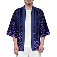 Naruto Cartoon cos Kimono Funny Short Sleeve Men's T-Shirt