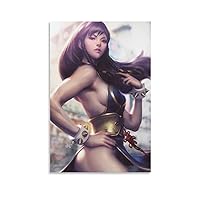 Sexy Anime Girl Poster Decorative Painting Canvas Wall Art Living Room Posters Wall Art Paintings Canvas Wall Decor Home Decor Living Room Decor Aesthetic 20x30inch(50x75cm) Unframe-style