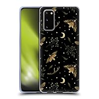 Head Case Designs Officially Licensed Episodic Drawing Death Head Moth Pattern Soft Gel Case Compatible with Samsung Galaxy S20 / S20 5G