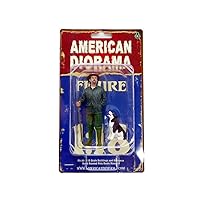 American Diorama 77448 Patrick and His Dog Figurine – 2 – Echelle 1: 18