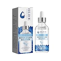 Botox Stock Solution Facial Serum Anti Aging Collagen Serum Vitamin E, Salicylic & Amino Acids, Botox Facial Serum Reduce Fine Lines, Wrinkles, Plump Skin