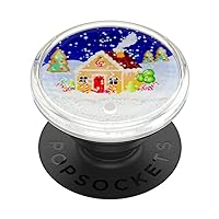 PopSockets Phone Grip with Expanding Kickstand, Holiday PopGrip - Candy Cane Lane