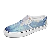 Flowers, Mouth Women's and Man's Slip on Canvas Non Slip Shoes for Women Skate Sneakers (Slip-On)