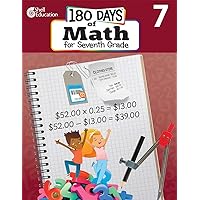 180 Days of Math for Seventh Grade (180 Days of Practice) 180 Days of Math for Seventh Grade (180 Days of Practice) Paperback