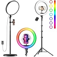 Weilisi Large Professional Full-Screen Ring Light Kit Bundles with 12