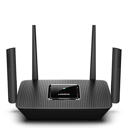 Linksys Mesh Wifi 5 Router, Tri-Band, 3,000 Sq. ft Coverage, 25+ Devices, Supports Guest WiFi, Parent Control,Speeds up to (AC3000) 3.0Gbps - MR9000. With Amazon exclusive extended 18 month warranty