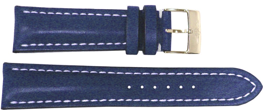 Breitling 24/20 Blue Leather Strap 101X 24/20 Blult