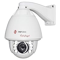 600X 8MP Auto Tracking PTZ IP 4K Camera, 60X Optical Zoom 3840*2160 Full HD Camera, H.265 High Speed Outdoor Camera, Support Micro SD Card and P2P, 500ft Night Vision, with Fan Heater and Wiper