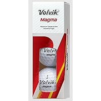 Volvik Magna Golf Balls (White, 3pk) 1 Sleeve 2024 Non-Conforming
