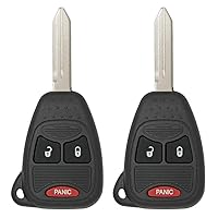 Keyless2Go Replacement for Keyless Entry Remote Car Key Vehicles That Use 3 Button OHT692427AA - 2 Pack