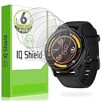 IQShield 6 Pack for Garmin Venu 3 Screen Protector: Clear TPU Film, Bubble-Free Installation, Full Coverage, Scratch-Resistant, Case Friendly, HD Clarity for Ultimate Protection