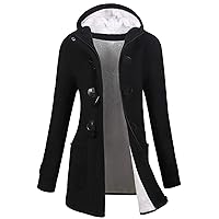 Womens Winter Fashion Outdoor Warm Wool Blended Classic Pea Coat Jacket