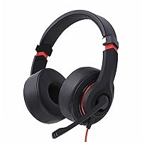 NUBWO N6 Noise Cancelling Stereo PC Gaming Headset with High Sensitivity Microphone & Volume Control, Soft Ear Pad (Black)
