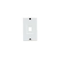 Legrand On-Q WP3467WH Phone Wall Plate, Keystone Wall Plate with Phone Jack Plate, Certified with UL Standards and CSA, White