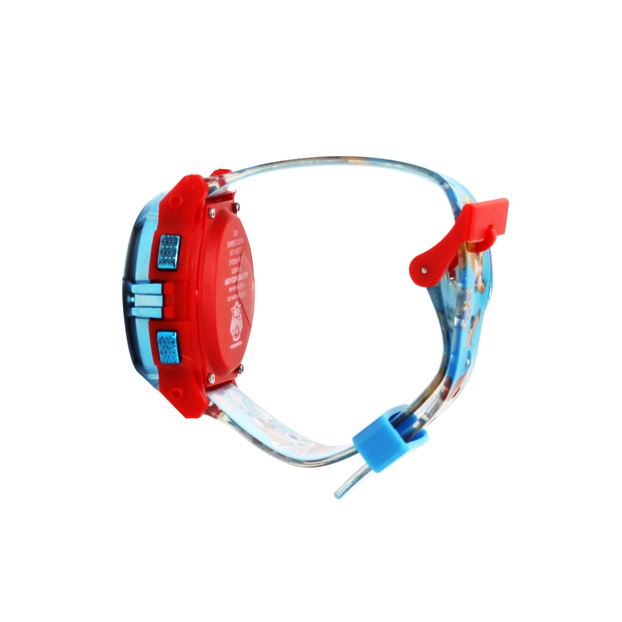 Accutime Kids Nickelodeon Paw Patrol Red & Blue Digital Flashing LCD Quartz Wrist Watch with Flashlight Accessory, Graphic Character Strap for Boys, Girls, Kids (Model: PAW40070AZ)