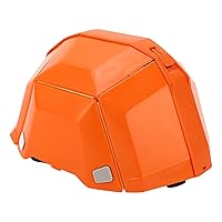 Plastic Safety Helmet, Lightweight Multifunctional Head Protection Easy Operation High Strength Folding Helmet for High Altitude Work