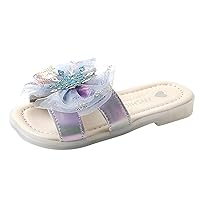 House Shoes for Toddler Girls Summer Slippers Kids Girls Bow Flip Flops Rhinestone Children Fashion Kid Girls Sandals