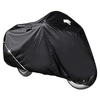 Nelson Rigg USA Defender Extreme Motorcycle Cover; Waterproof; Outdoor All Weather; Fade Resistant; Ventilated; Reflective; Lock Grommets; Storage bag (Medium)