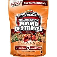 Spectracide Fire Ant Shield Mound Destroyer Granules, Destroys Fire Ant Mound, Kills Queen and Colony, 7 lb