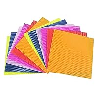 Making Kit Colorful Honeycomb Sheets for Hanukkah Party Rolling Molds Supplies for Kids