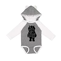 Where The Wild Things are Love You So Long Sleeve Baby Onesie with Ears