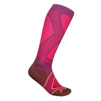 Bauerfeind Ski Performance Compression Socks for Skiing, Snowboarding & Winter Sports - Targeted Compression Zones - Comfortable Fit for Maximum Performance