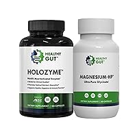 Healthy Gut HoloZyme Digestive Enzymes | 90 Servings + Healthy Gut Magnesium-HP | 60 Servings Bundle