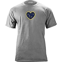 Original Alaska State Flag Heart T-Shirt