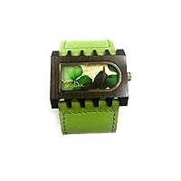 Mistura Wooden Watch, Handmade Watches, Ferro Design Green