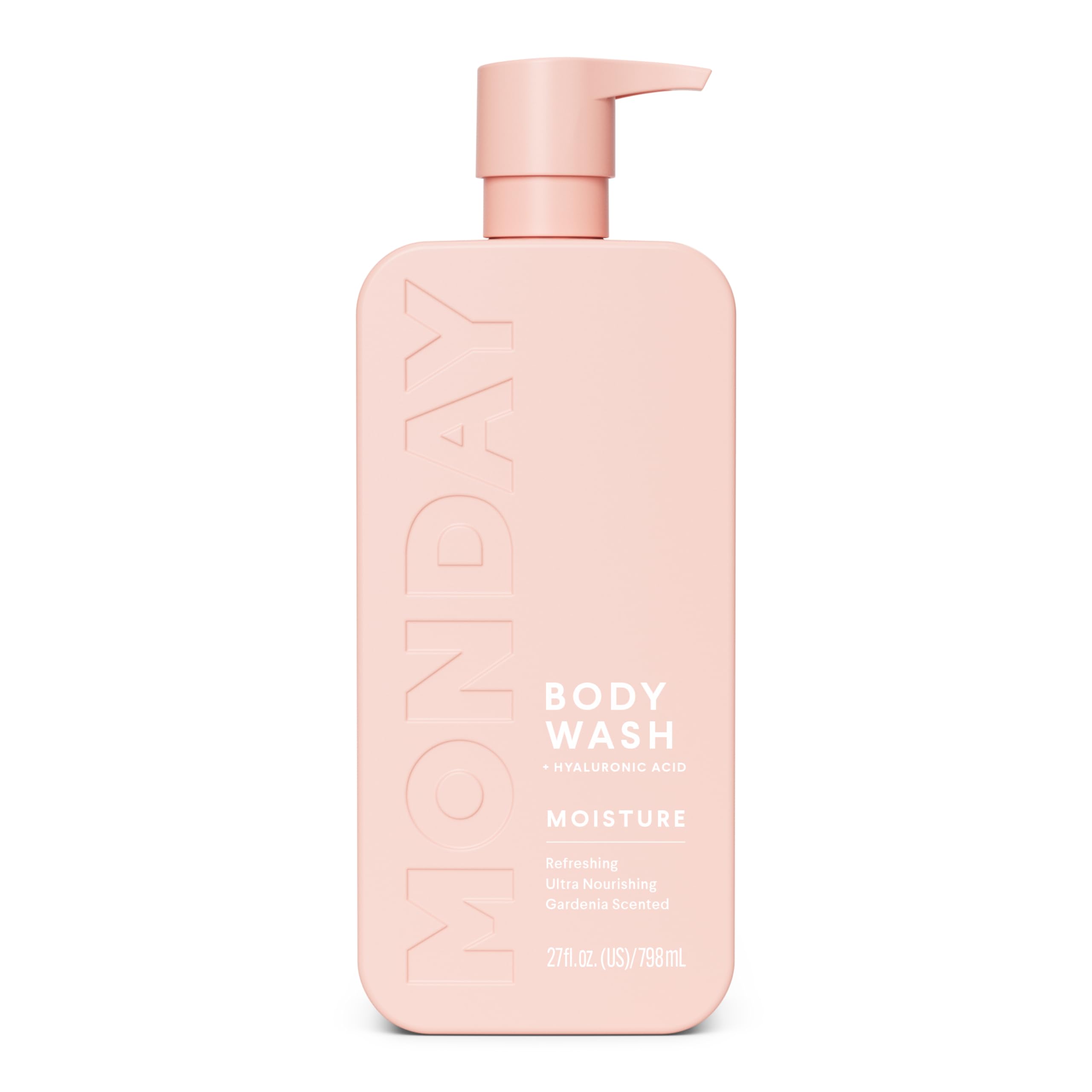 MONDAY HAIRCARE Moisture Body Wash 27oz - Nourishing Ingredients, Shea Butter, Coconut Oil and Grapefruit Extract, Hyrdrate and Replenish Skin