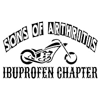 Sons of Arthritis - Ibuprofen Chapter Decal by Check Custom Design - Multiple Colors and Sizes