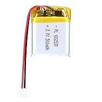Power Supply DC 3.7V 500Mah Rechargeable Lithium Polymer Battery, Portable High Performance Backup Battery