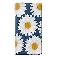 RW3009 Daisy Blue PU Leather Flip Case Cover for Google Pixel 6 Pro