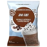 Blended Ice Coffee, Java Chip, 3.5 Pound, Powdered Instant Coffee Drink Mix, Serve Hot or Cold, Makes Blended Frappe Drinks