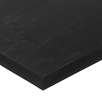 Buna-N Rubber Sheet, NBR, Buna, Nitrile, High Strength, 50A, 3mm Thick x 12 in Wide x 12 in Long