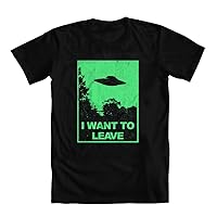 Paranormal I Want to Leave Youth Girls' T-Shirt