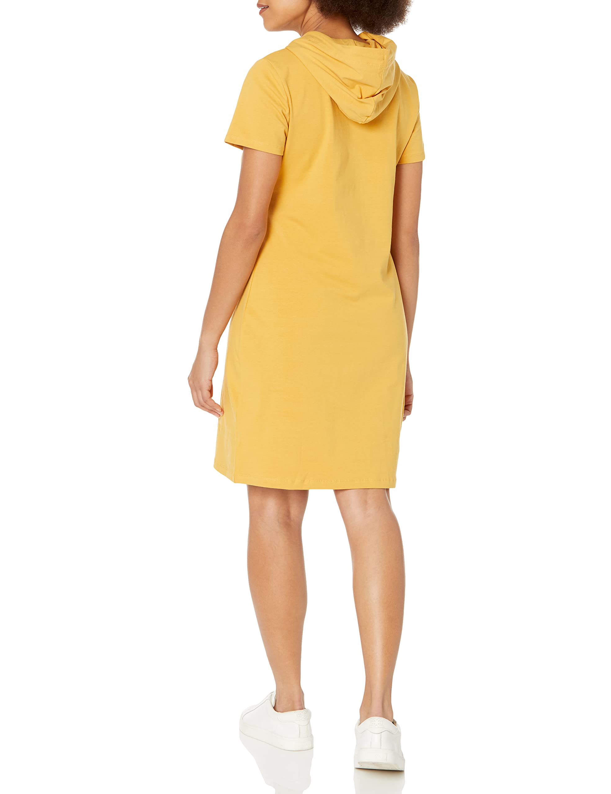 Calvin Klein Women's Short Sleeve Midi Hoodied T-Shirt Dress