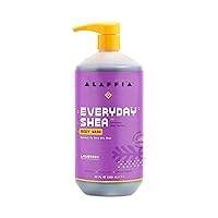 EveryDay Shea Body Wash, Naturally Helps Moisturize and Cleanse without Stripping Natural Oils with Shea Butter, Neem, and Coconut Oil, Fair Trade, Lavender, 32 Fl Oz