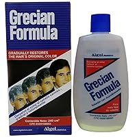 Grecian Formula Returns color to gray hair gradually and naturally contained 8.11 fl oz