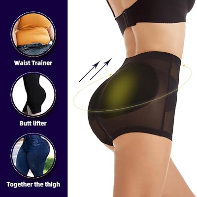 Womens Shapers WEICHENS Fake Buttocks BuLifter Panties With Pads