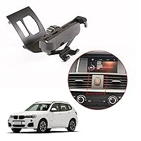 Alloy Mobile Phone Holder Trim Car Accessories for BMW X3 X4 F25 F26 2010-2016 Car Hands-Free Cell Phone Holder (with Trackwheel)
