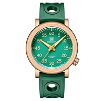 SD1910S CuSn8 Solid Bronze Case Green Dial 1000M 100ATM Waterproof NH35 C3 Green Men Diving Watch Automatic