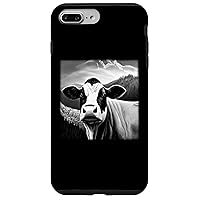iPhone 7 Plus/8 Plus Holstein Cow Farmer Swiss Fleckvieh Face Animal Head Case