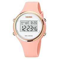 CakCity Digital Watch for Women Waterproof Stopwatch Sports Watches for Mens and Womens Unisex Wristwatch with Luminous Display