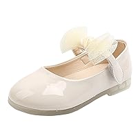 Size 2 Baby Girl Shoes Flat Baby Princess Girls Toddler Shoes Soft Infant Kids Knot Leather Baby Shoes Infant Crib